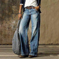 Women's Vintage High-Waisted Jeans | Wide Leg