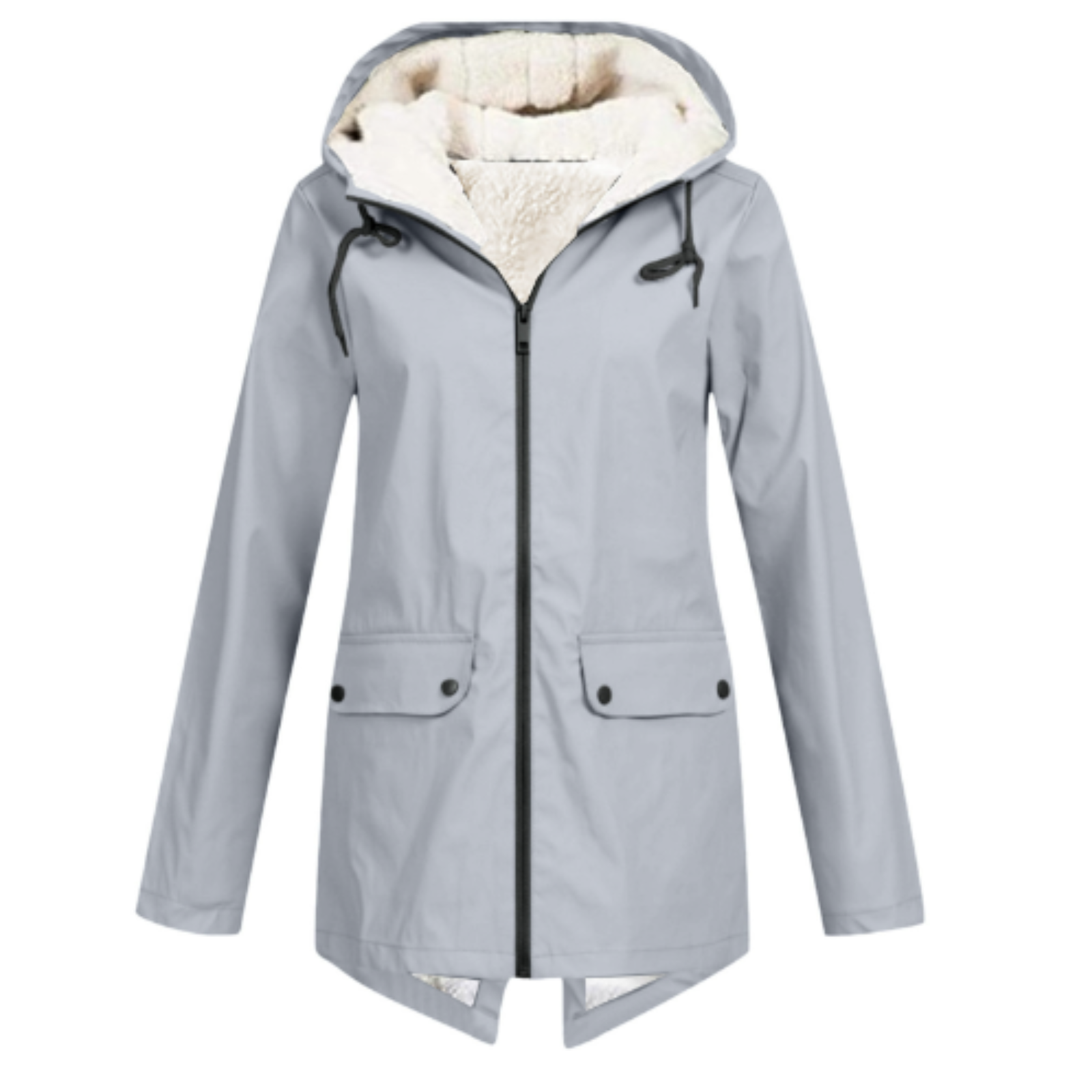 Women's Zip-Up Winter Jacket | With Hood