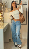 Women's Stretch Baggy Jeans | Long