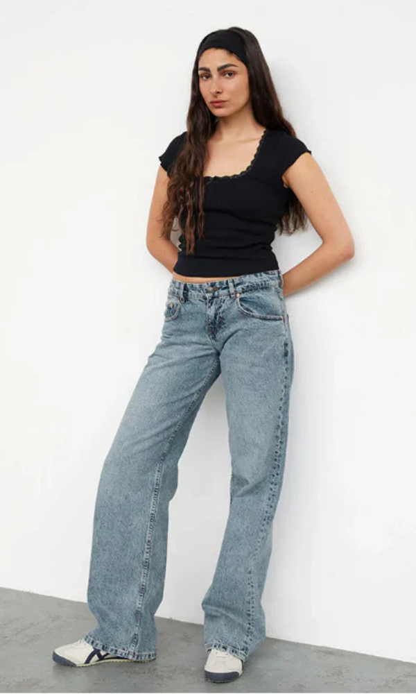 Women's Stretch Baggy Jeans | Long