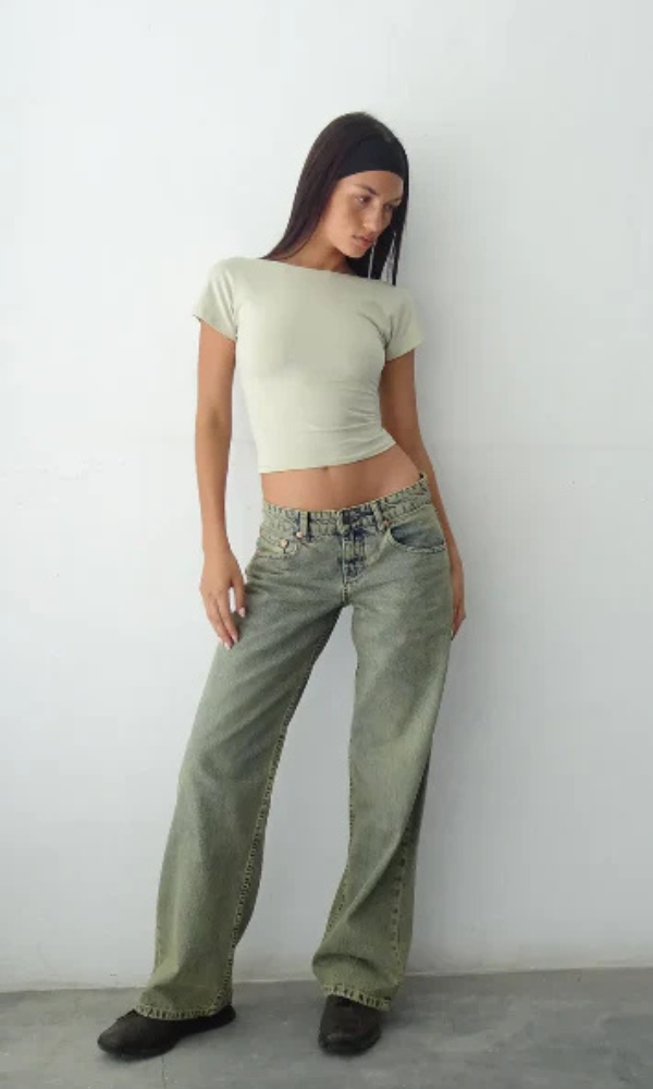 Women's Stretch Baggy Jeans | Long