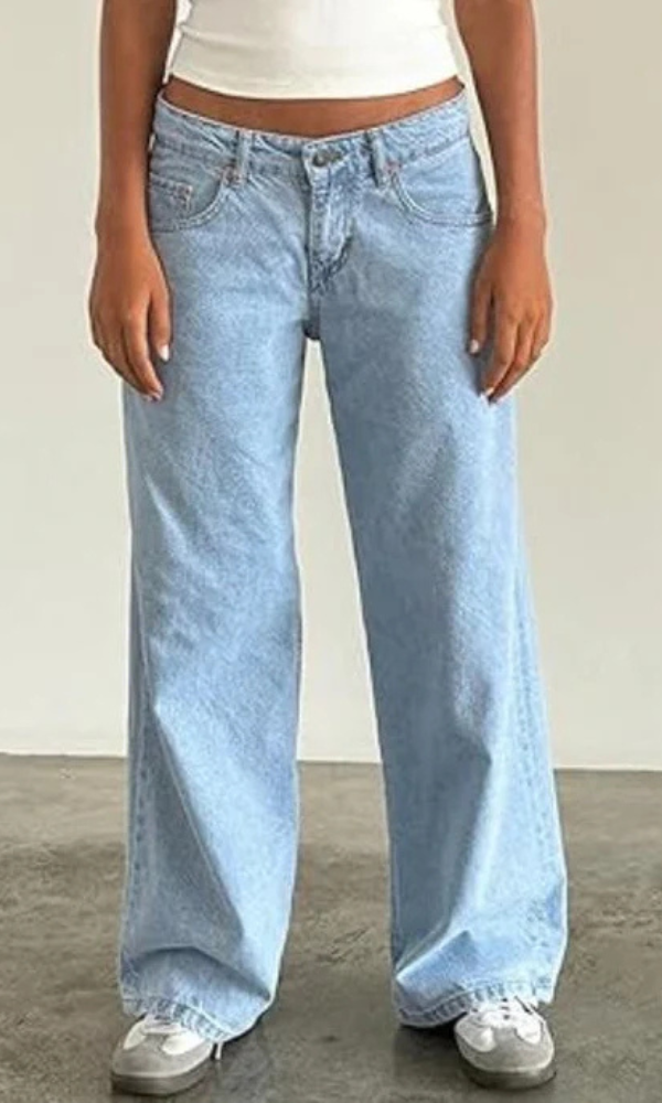 Women's Stretch Baggy Jeans | Long