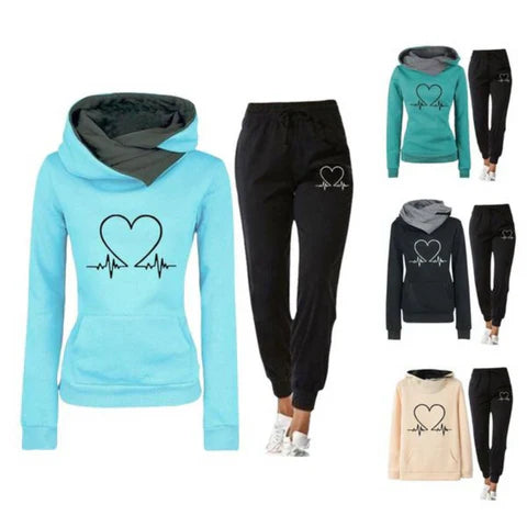Women's Warmer Jogging Suit | Heart
