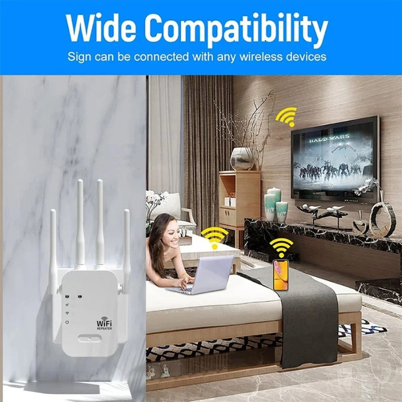 Outdoor WiFi Range Extender and Repeater for Gardens, Home Offices, Yards, and Patios