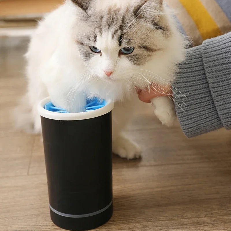 Automatic Pet Paw Cleaning Cup with Gentle Bristles