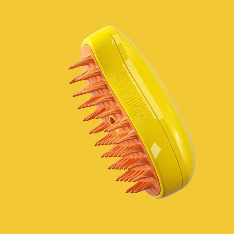 Pet Steam Brush for Coat Care and Hair Removal