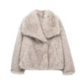 Women's Short Winter Jacket | Faux Fur