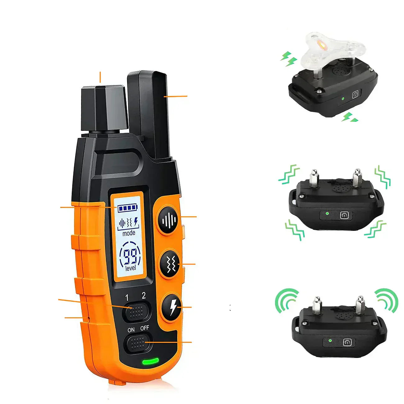 1000m Waterproof Remote Dog Training Collar
