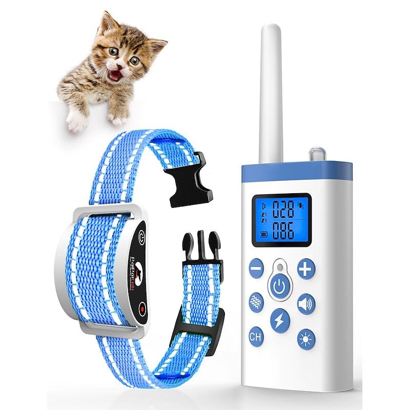 Remote-Controlled Cat Training Collar