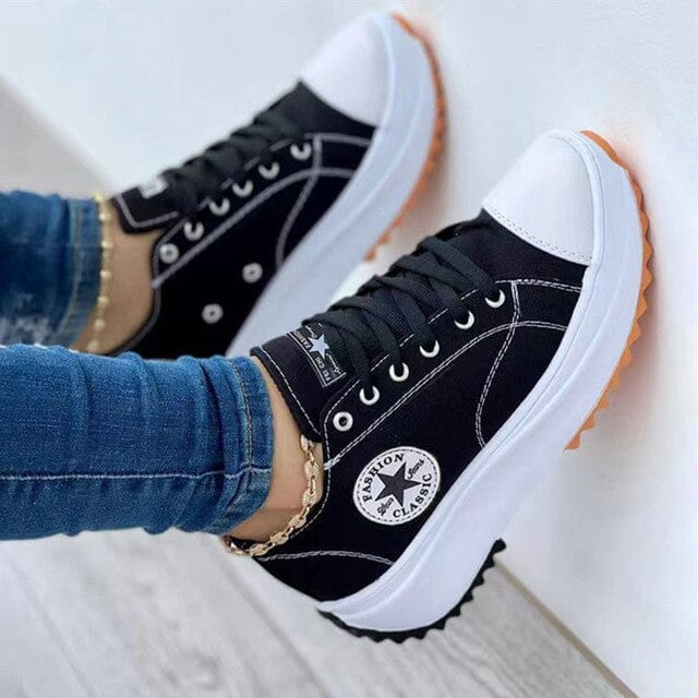 Ladies Comfortable Sneakers | Flat