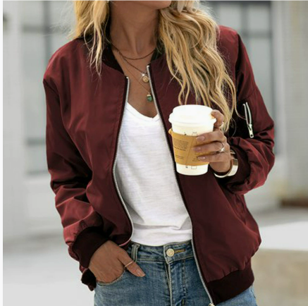 Women's Bomber Winter Jacket | Short