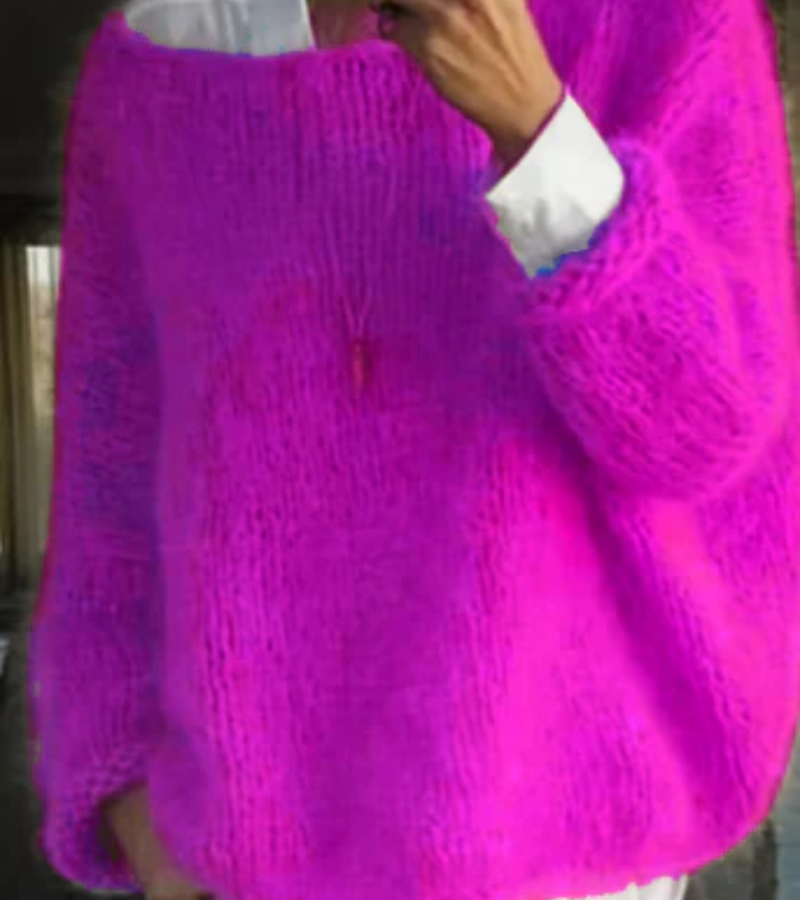 Women's Oversized Knit Sweater | Long