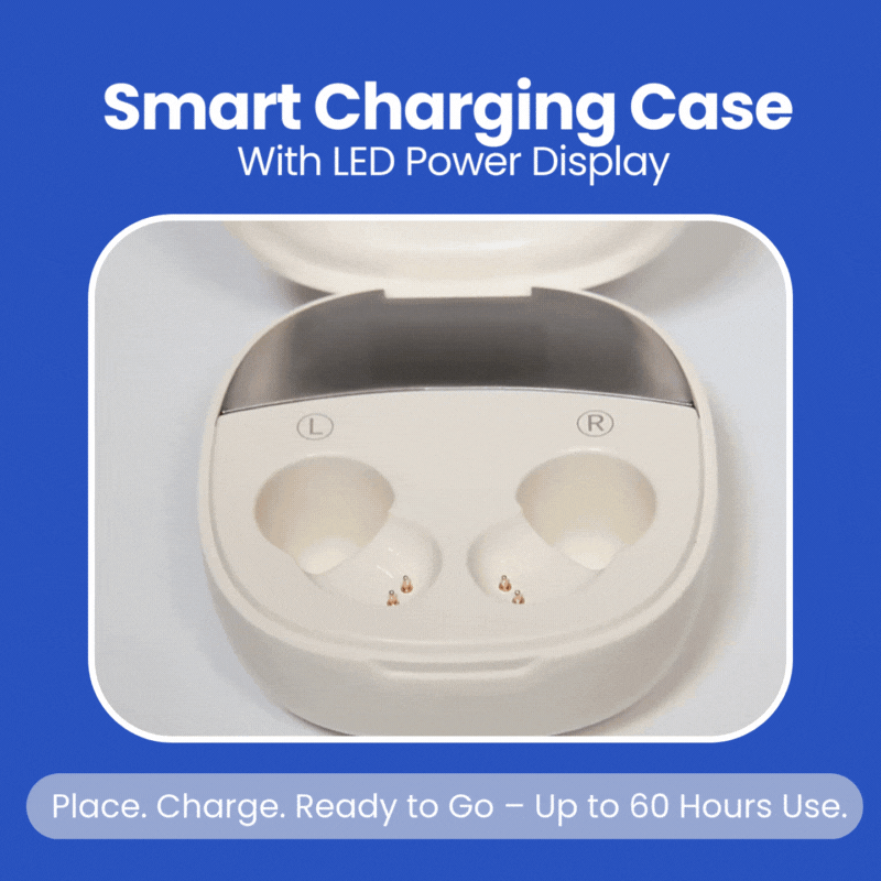 App-Controlled Bluetooth Hearing Aids - No Prescription Needed - UK