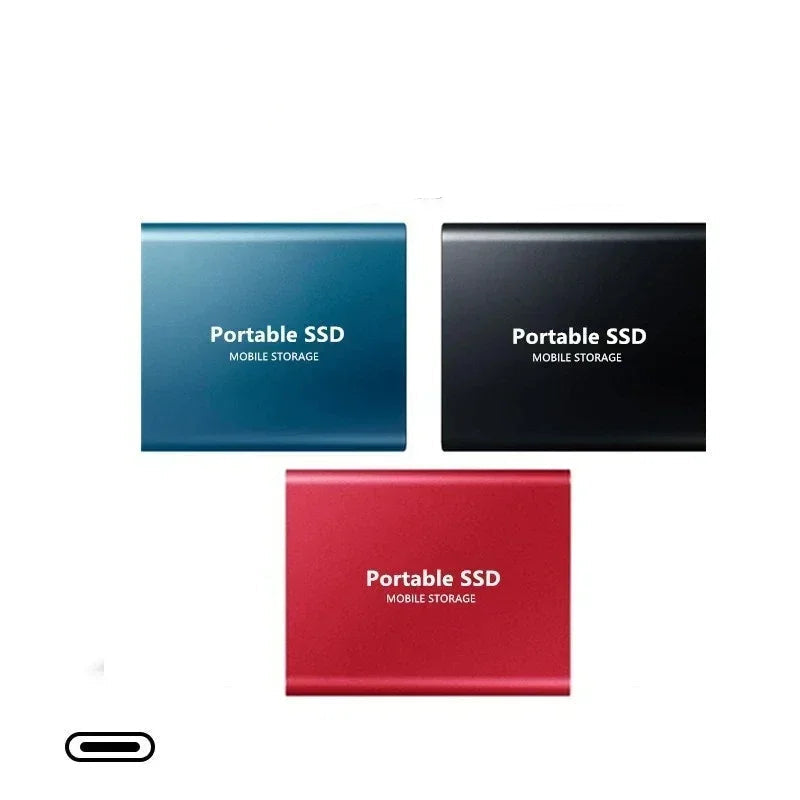 High-Speed External SSD | USB 3.1 Type-C | Up to 1000 MB/s | Capacities: 500 GB, 1 TB, 2 TB | Compact and Shockproof