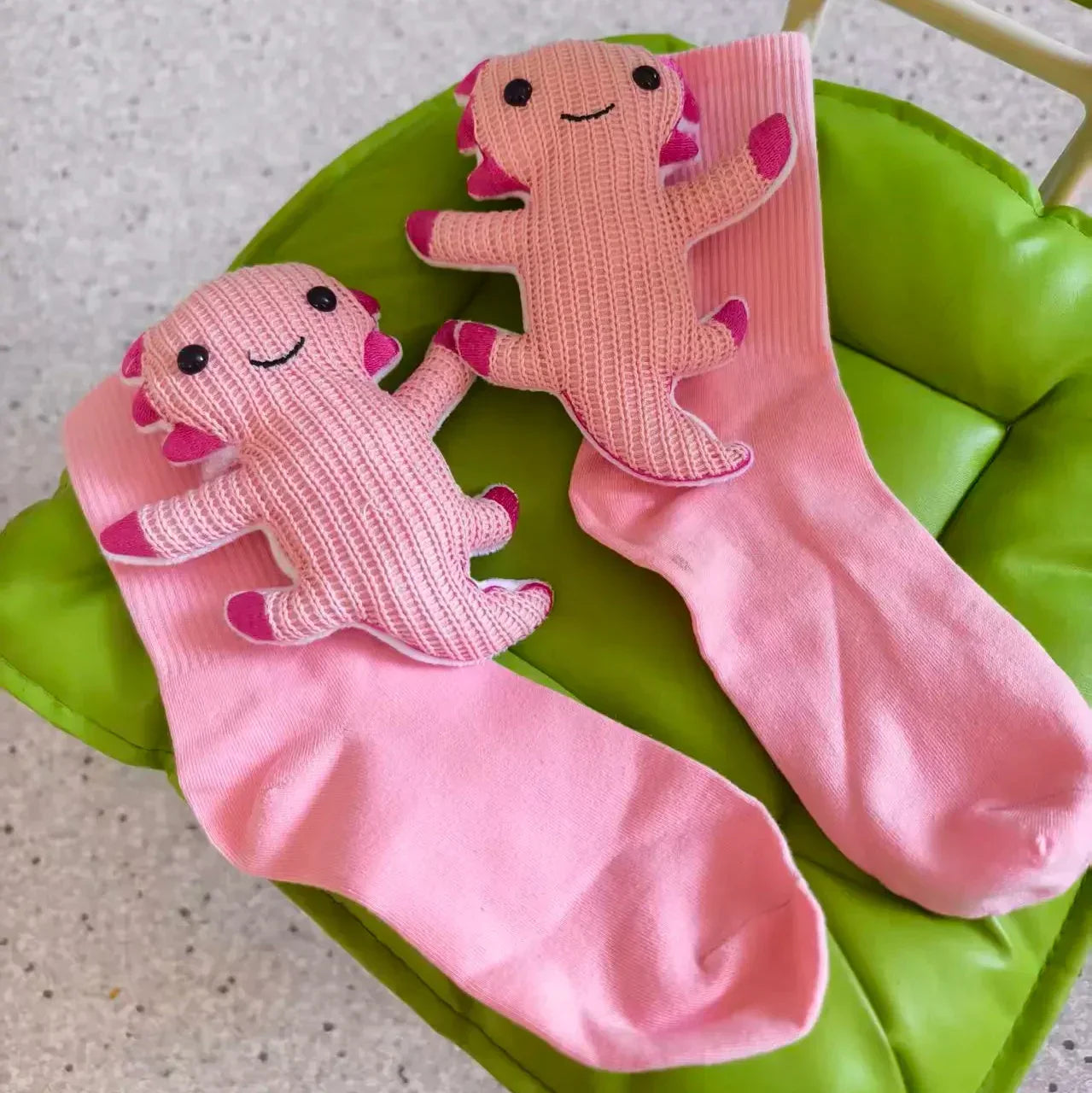 Comfortable House Socks Featuring Cute 3D Animal Design and Non-Slip Sole for Safety