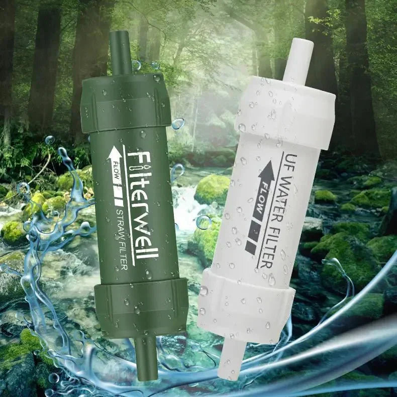 Compact Water Filter Straw for Camping and Emergency Use