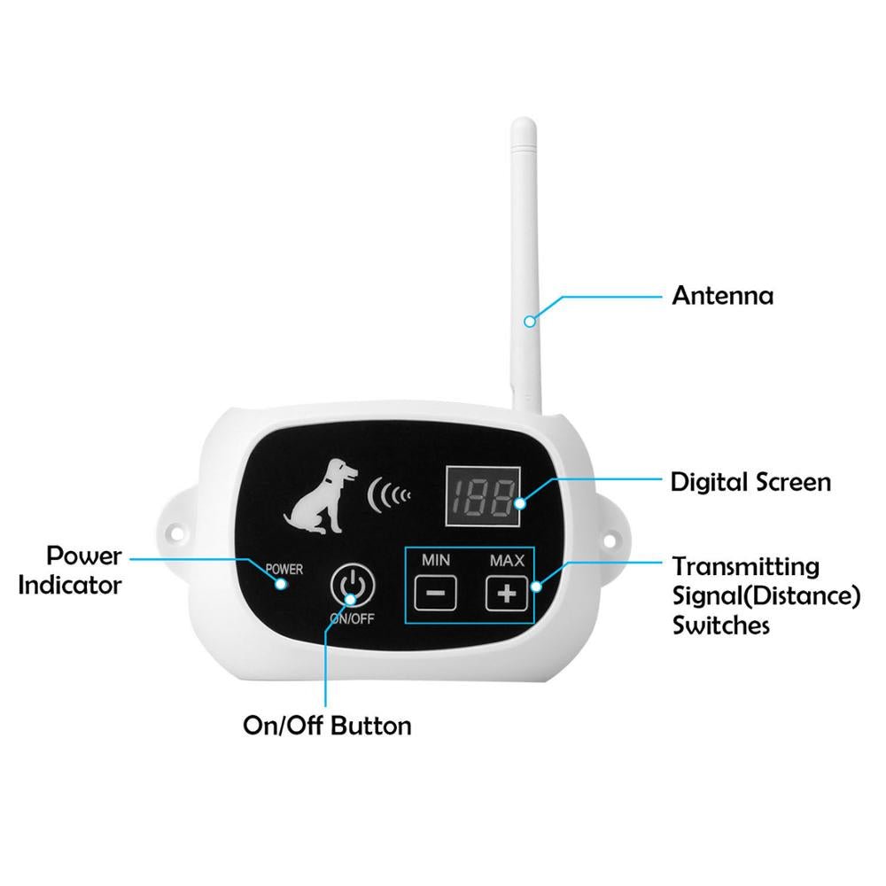 Wireless Dog Fence System with Training Feature for Safe Outdoor Freedom