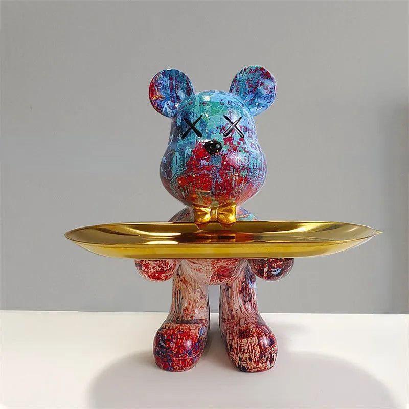 Bear-Shaped Figurine with Secret Drawer – Delightful Storage for Keys and Small Items