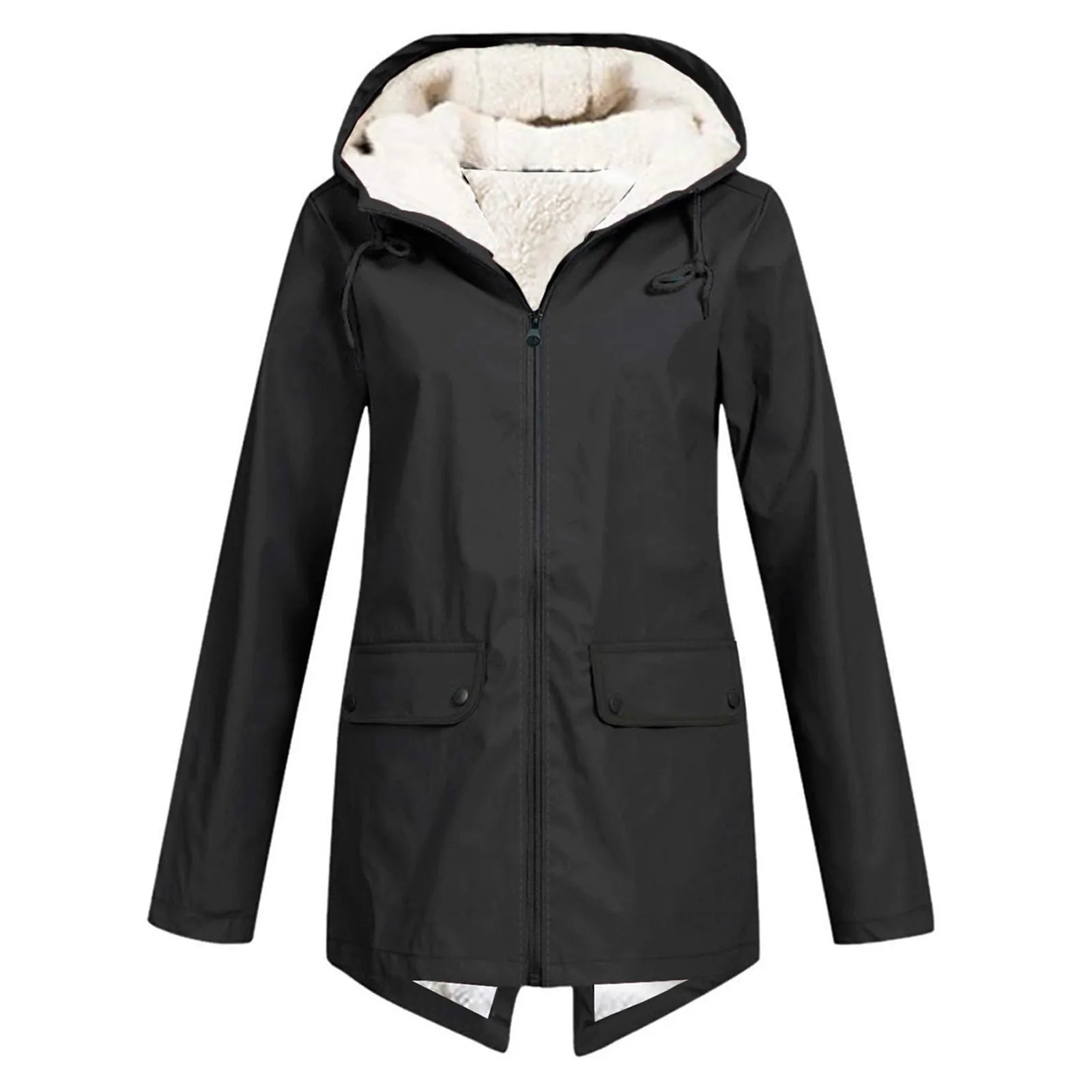 Women's Zip-Up Winter Jacket | With Hood