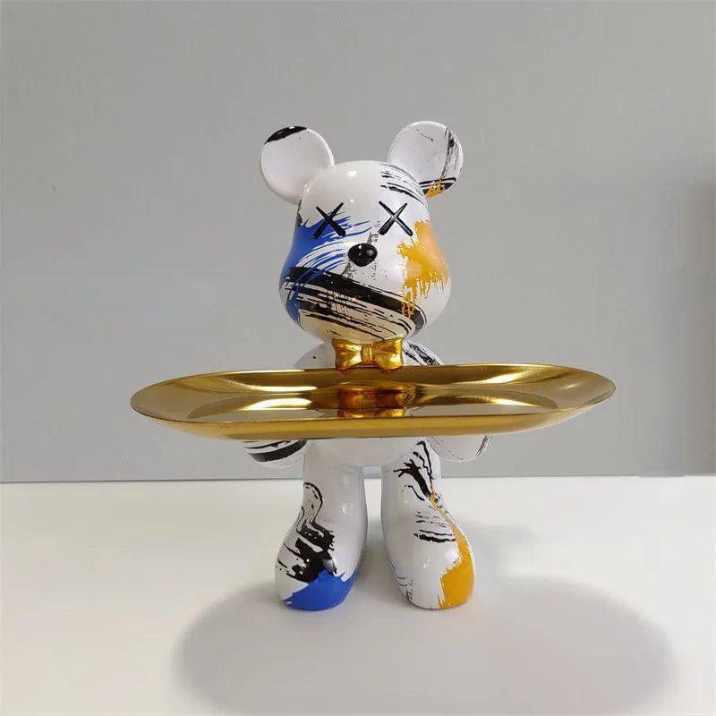 Bear-Shaped Figurine with Secret Drawer – Delightful Storage for Keys and Small Items