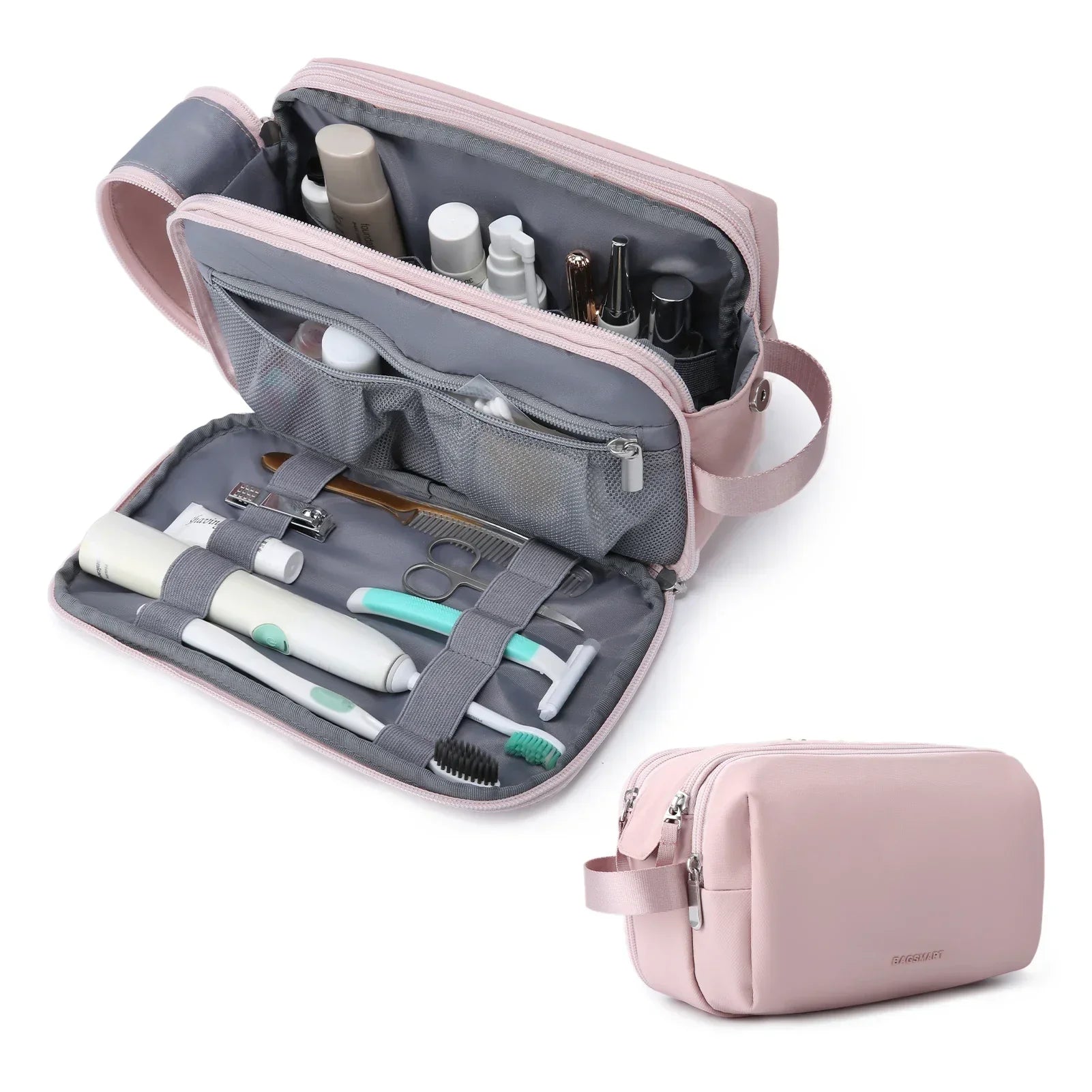 Waterproof Cosmetic Bag for All | Lightweight Toiletry Organizer in S/M/L | Travel Accessory for Toiletries & Makeup | Unisex Travel Organizer