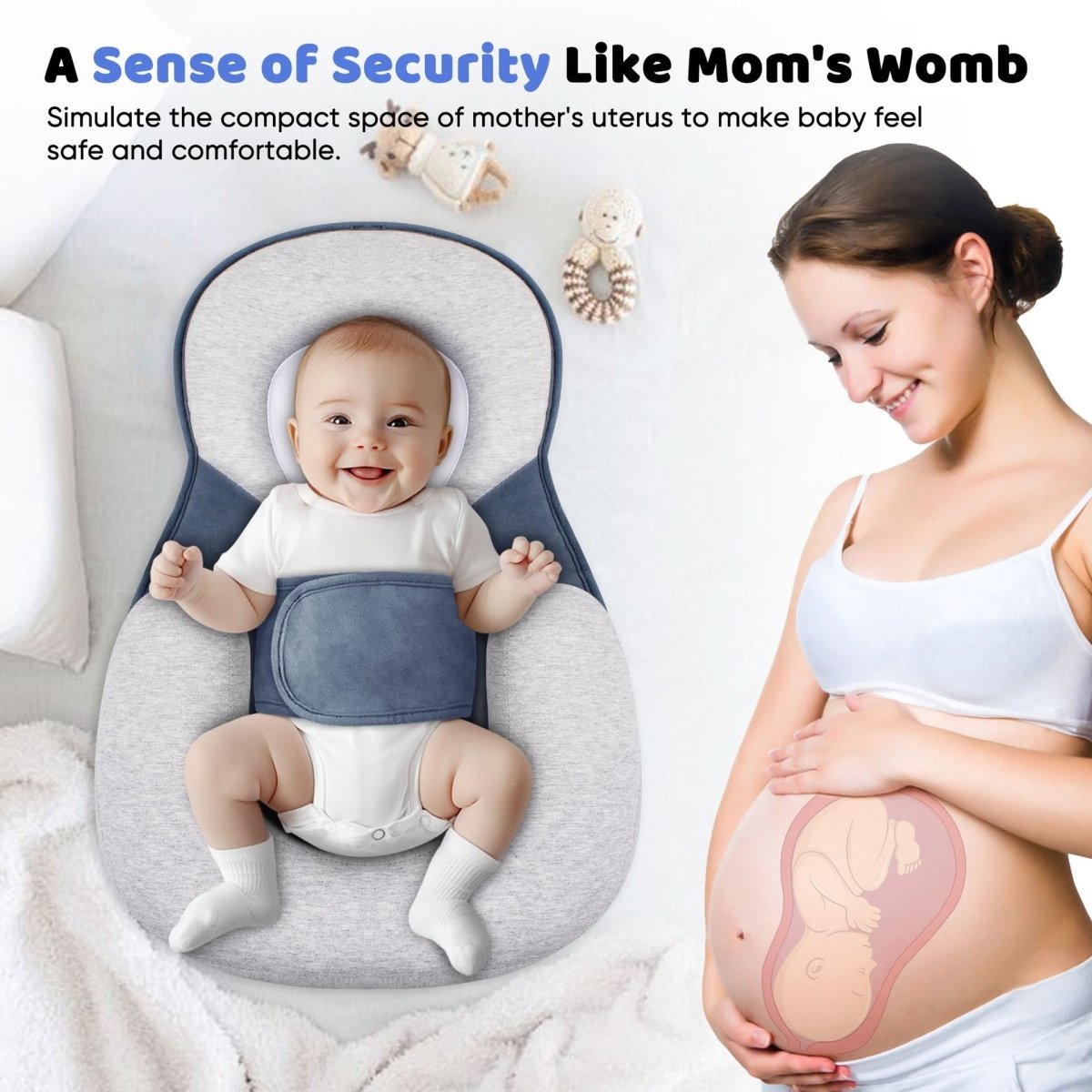 Ergonomic Infant Pillow – Safe Sleep Solution for Babies
