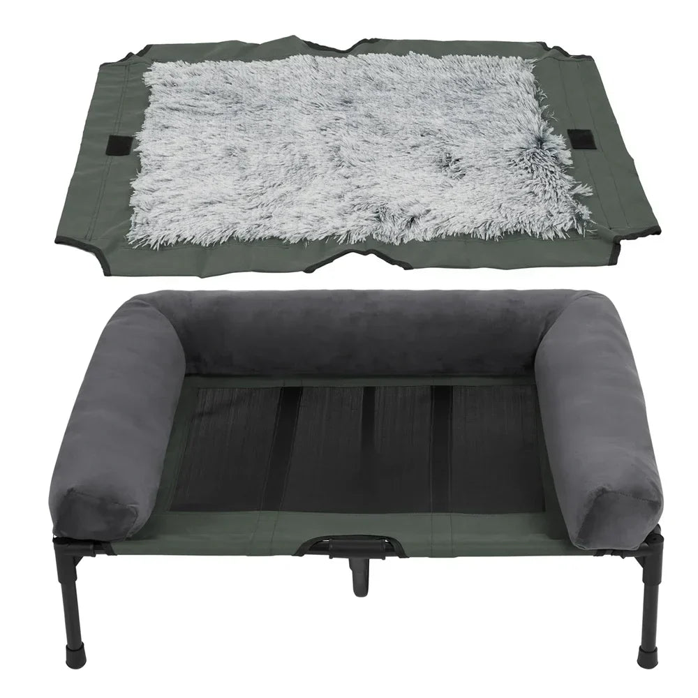 Raised Dog Bed for Outdoor and Garden Use