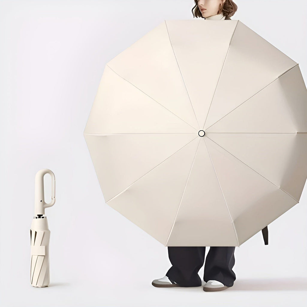 Automatic Folding Umbrella with Strap Handle