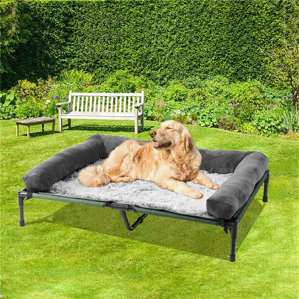 Raised Dog Bed for Outdoor and Garden Use