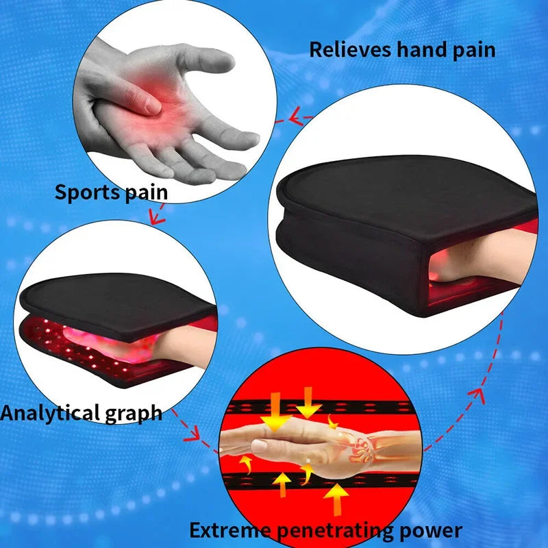 Red Light Therapy Glove for Alleviating Joint Pain