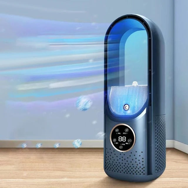 Quiet Bladeless Portable Air Conditioner: Ergonomic Design for Home and Office