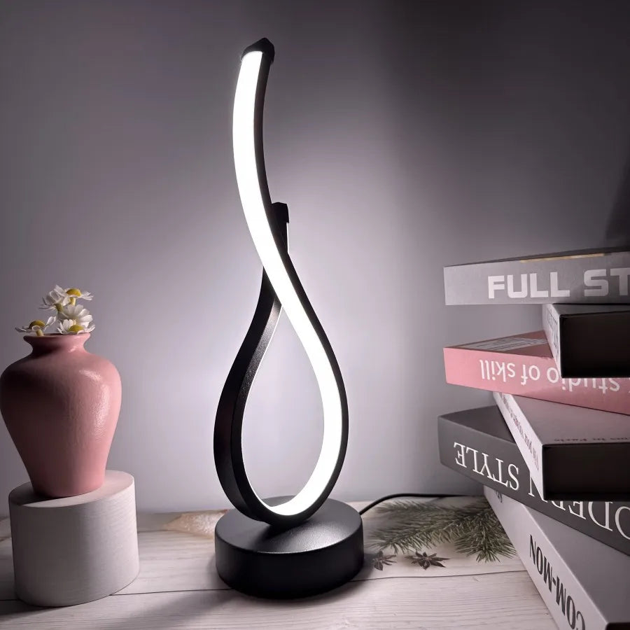 Dimmable LED Table Lamp | 3 Color Light Options | Contemporary Design