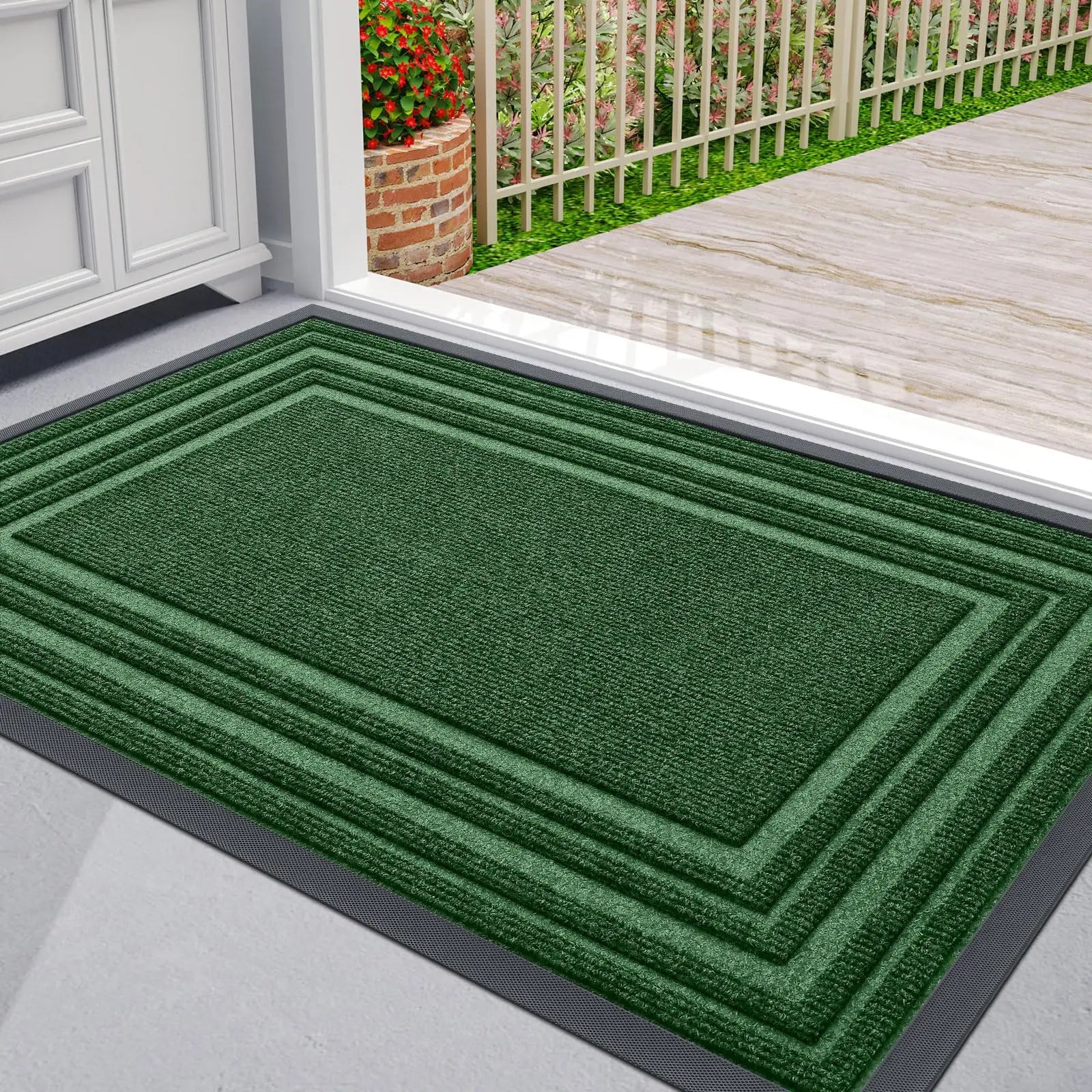Natural Rubber Low Antislip Door Mat for Indoor and Outdoor Use