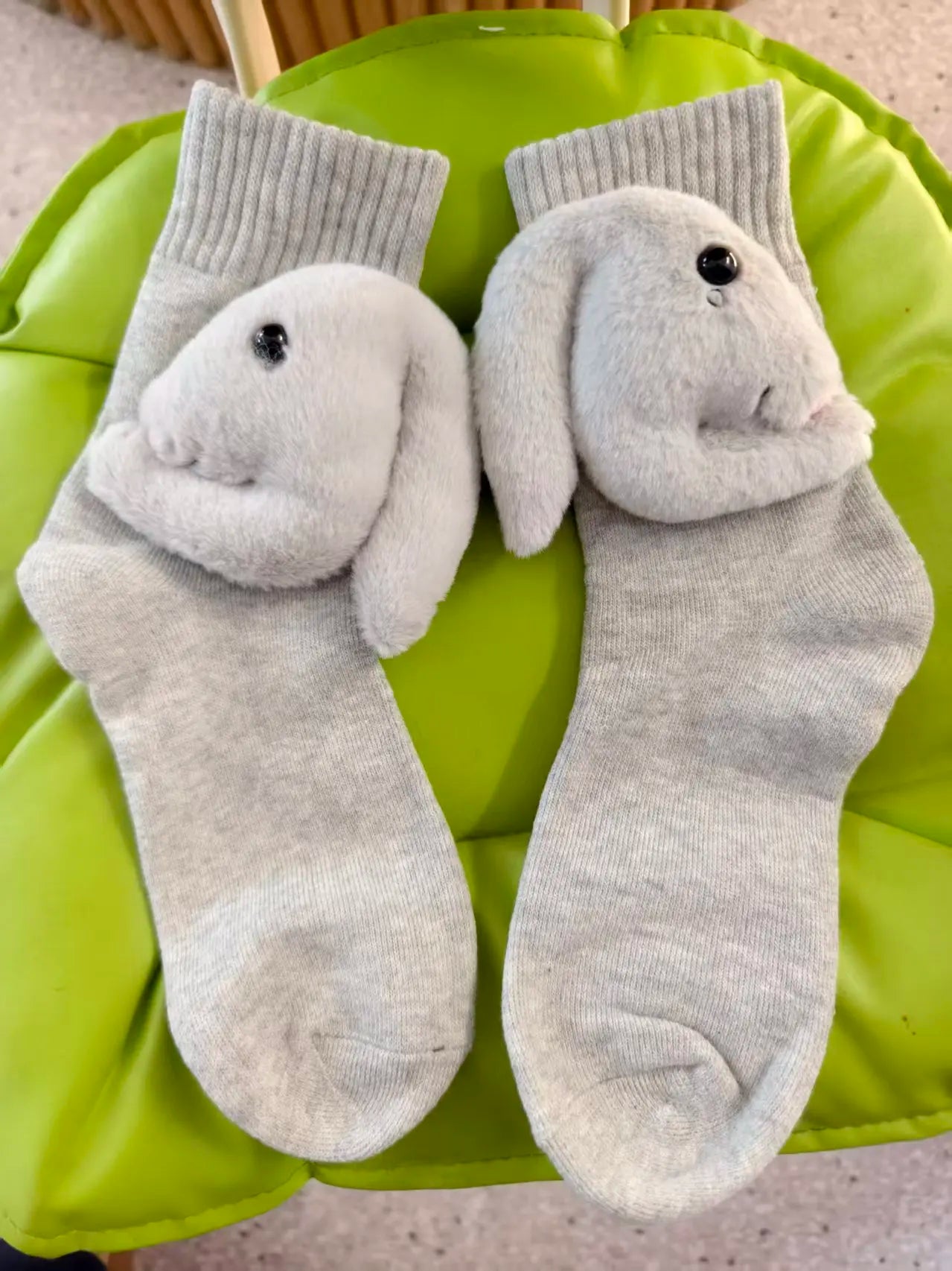 Comfortable House Socks Featuring Cute 3D Animal Design and Non-Slip Sole for Safety