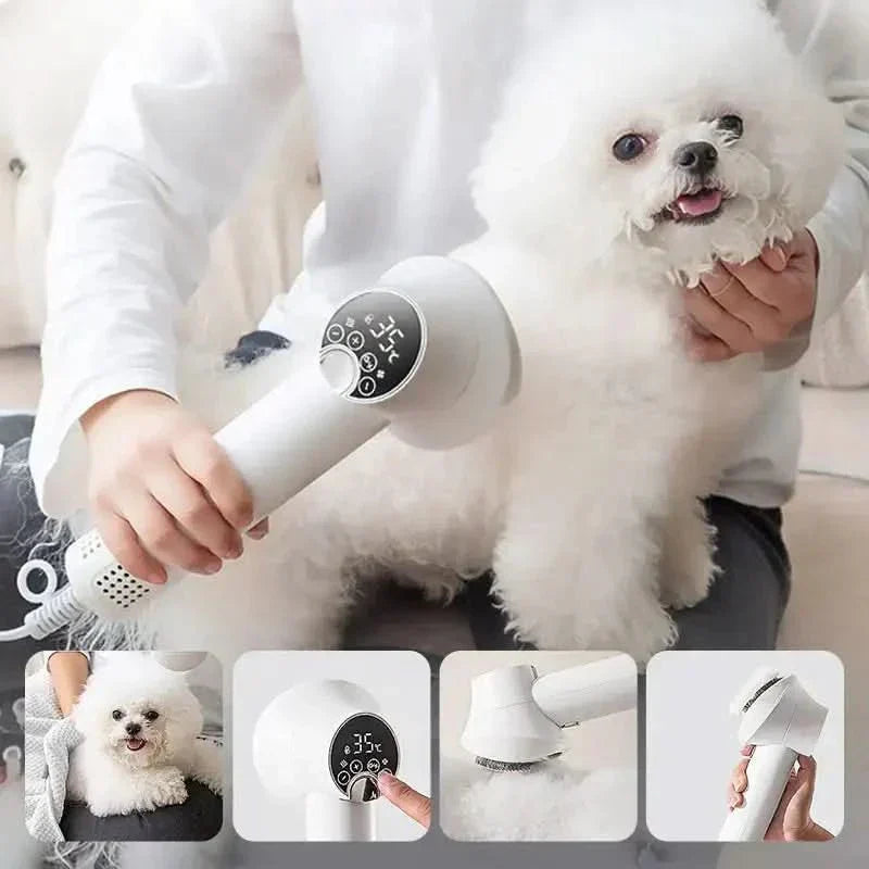 Soft Drying and Brushing Tool for a Relaxing Grooming Experience