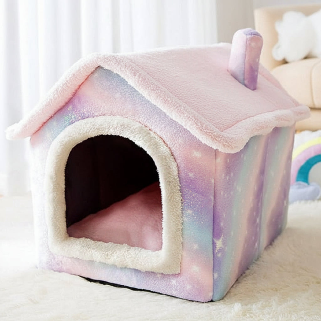 Cozy Pet House for Small Dogs and Cats – Soft and Comfortable Design