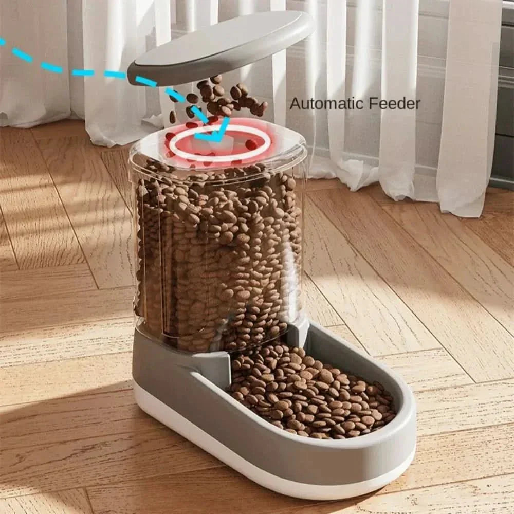 Self-Dispensing Pet Food Feeder