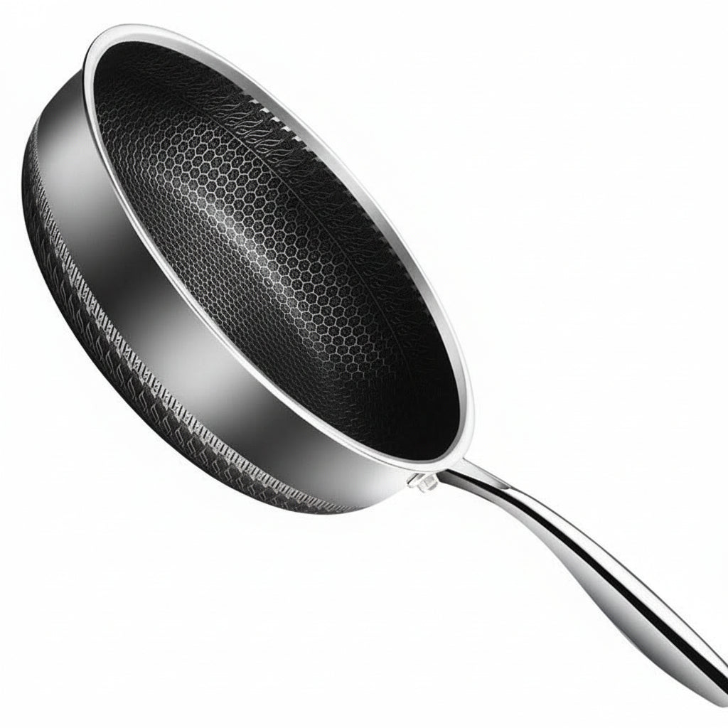 High-Quality Stainless Steel Skillet