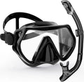 Adult Snorkel Mask Kit | Anti-Fog & Impact-Resistant | Silicone Seal & Dry Snorkel | 180° Wide View