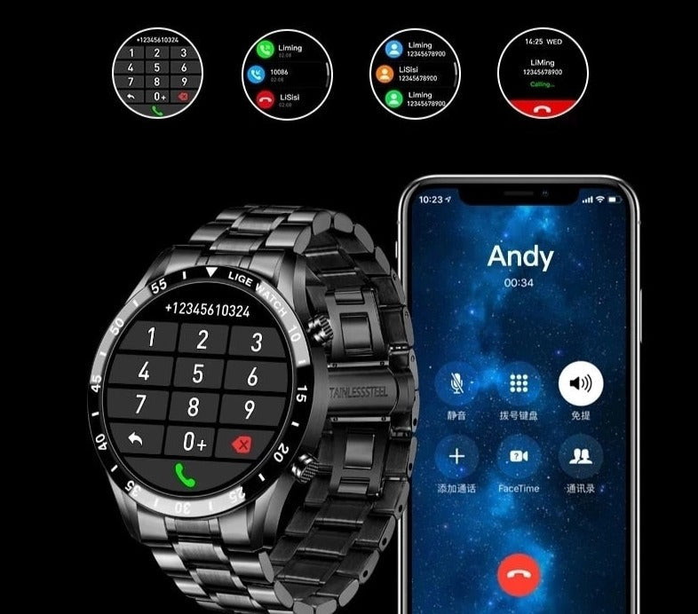 Chic 4G Smartwatch - Sleek Connectivity and Calling Capabilities