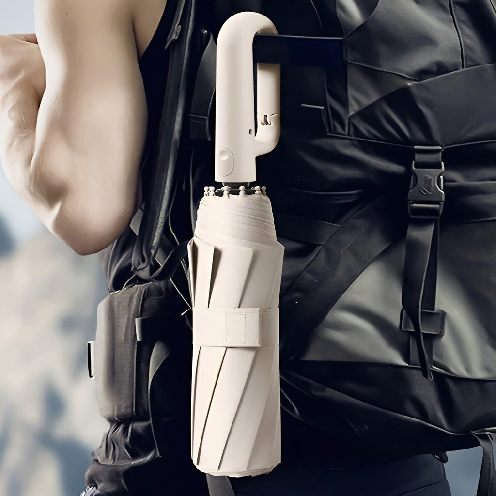 Automatic Folding Umbrella with Strap Handle