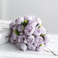 Silk Peony Bouquet - Romantic Tale