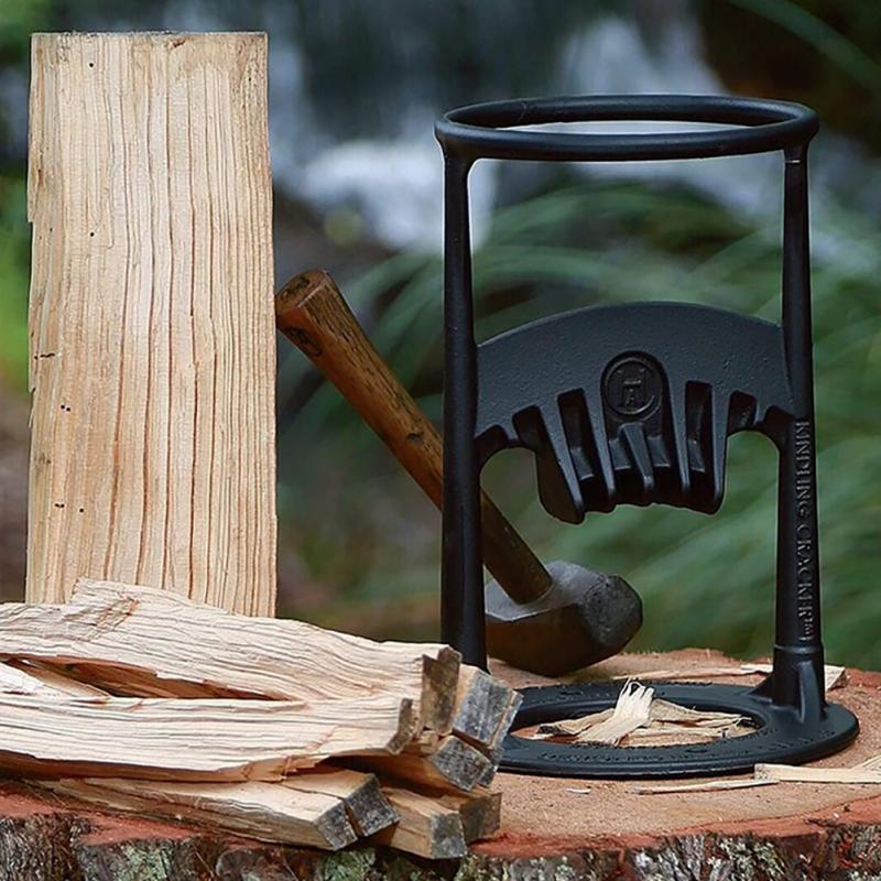 Efficient and Safe Firewood Splitter for Easy Wood Splitting