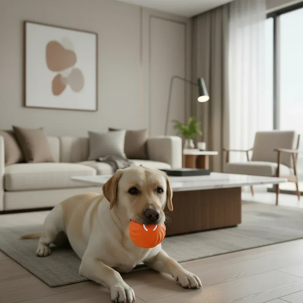 Rechargeable Interactive Bouncing Dog Ball