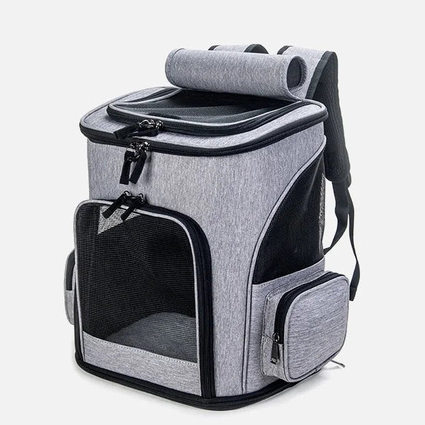 Cozy Cat Backpack with Transparent Viewing Window