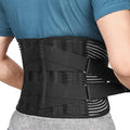360° Lumbar Support Back Belt | Memory Foam with Aluminum & Steel Springs | Breathable & Discreet Under Clothing