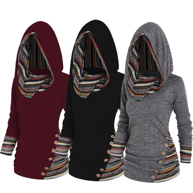 Women's Tribal Hoodie | Short