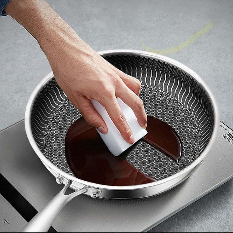 High-Quality Stainless Steel Skillet