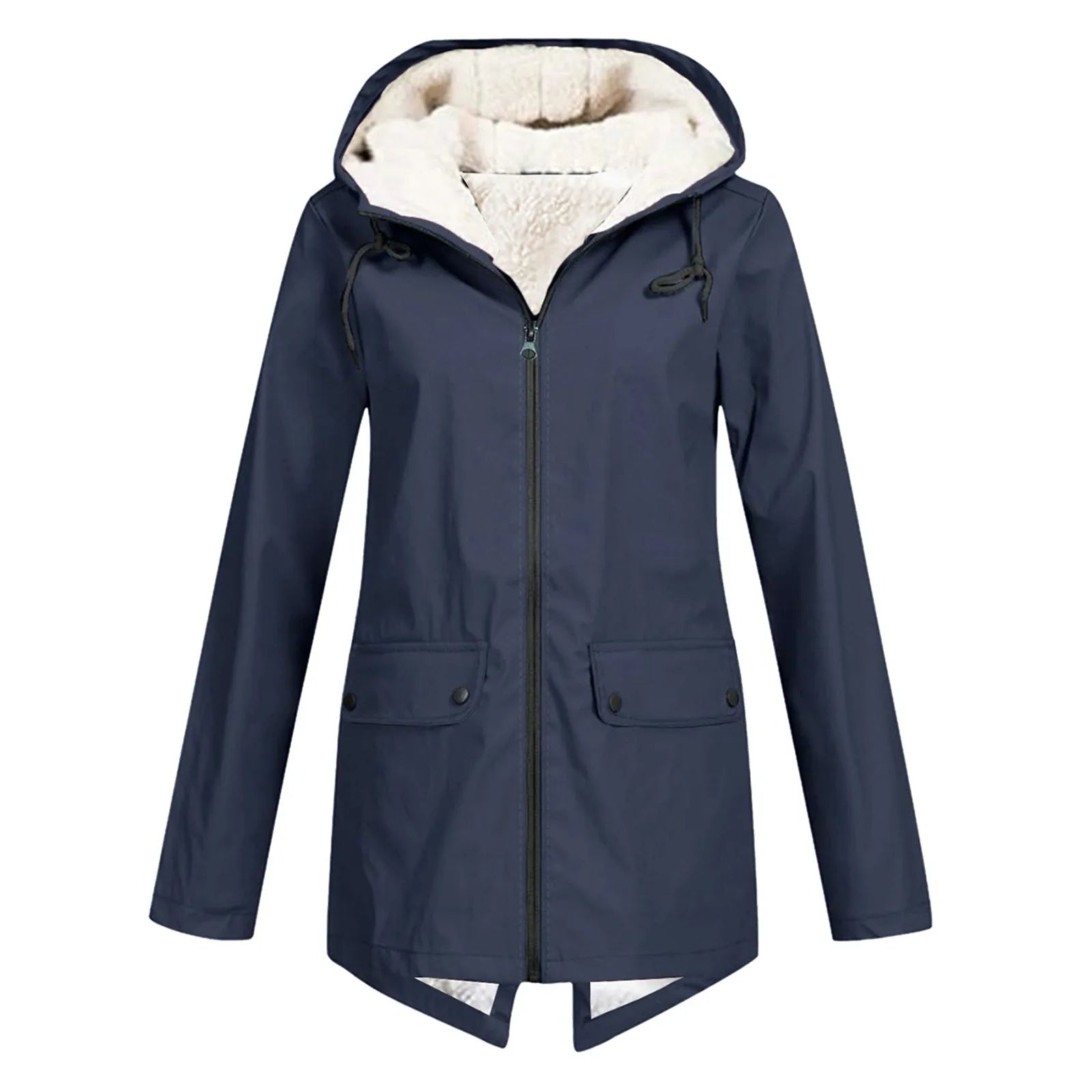 Women's Zip-Up Winter Jacket | With Hood