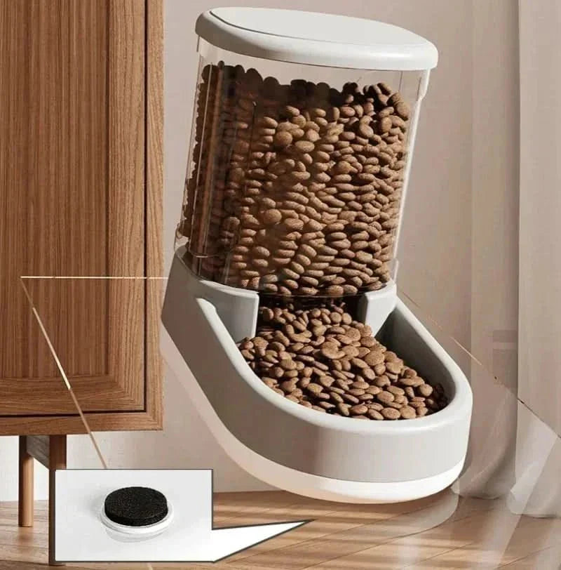 Self-Dispensing Pet Food Feeder